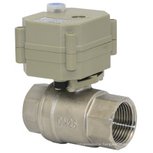 2 Way Ss304 Electric Motor Power Water Ball Valve